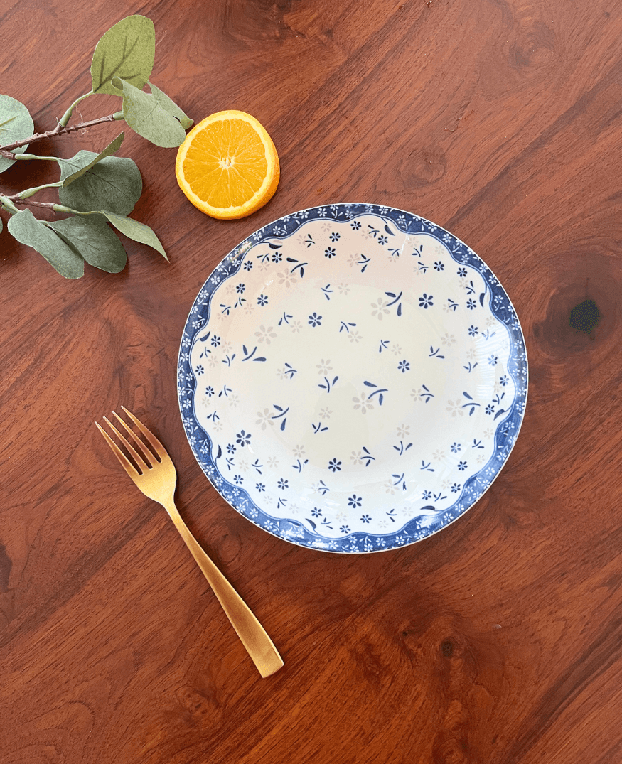 Delft Daisies Appetizer Plate - Momabatti