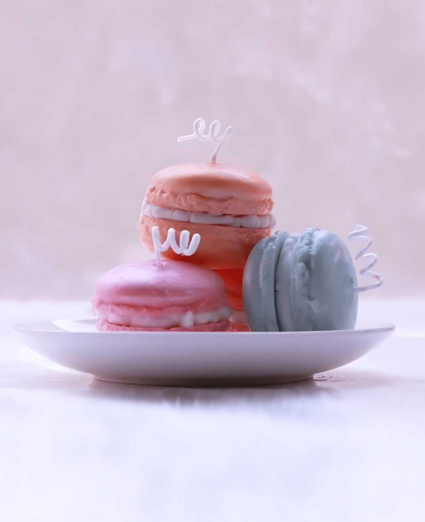 Macaron Candles - Momabatti