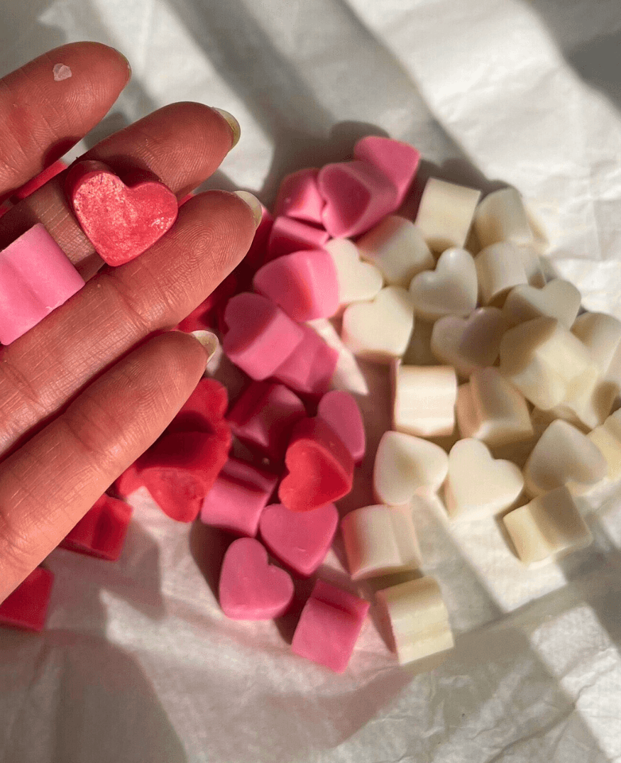 Heart-Shaped Soy Wax Melts Box - Momabatti