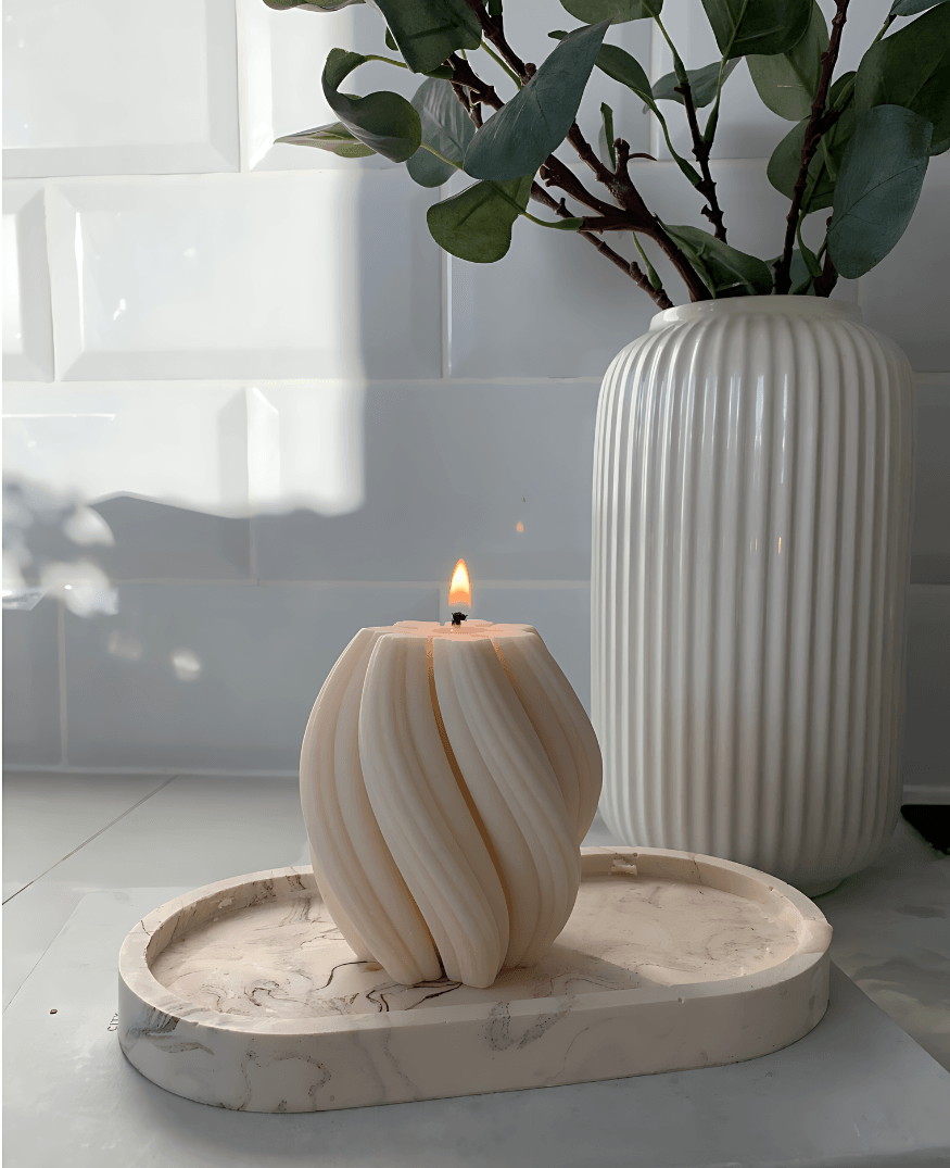 Swirl Candle - Momabatti