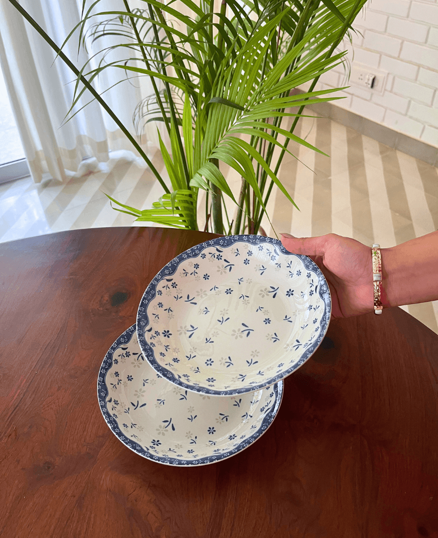 Delft Daisies Appetizer Plate - Momabatti