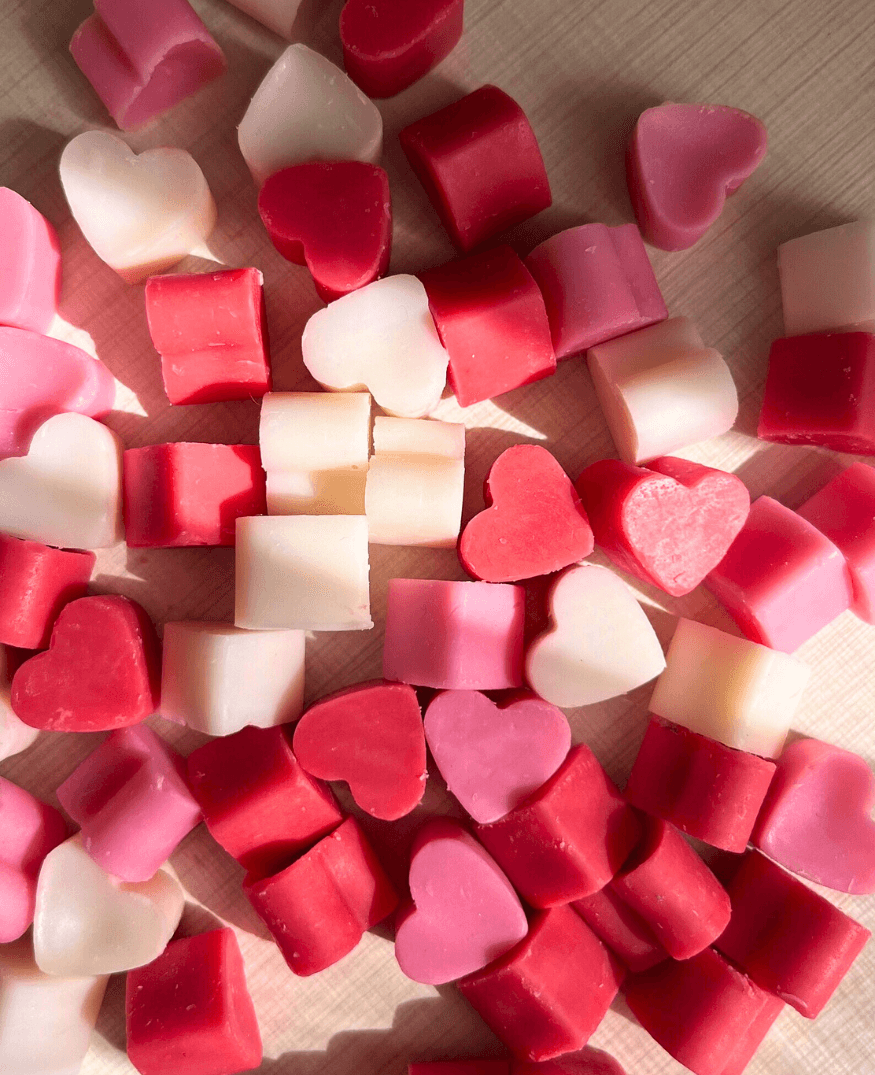 Heart-Shaped Soy Wax Melts Box - Momabatti